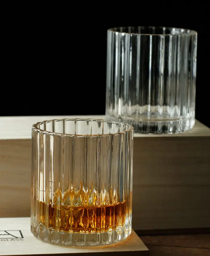 Whiskey Glass Creative Wooden Box Set