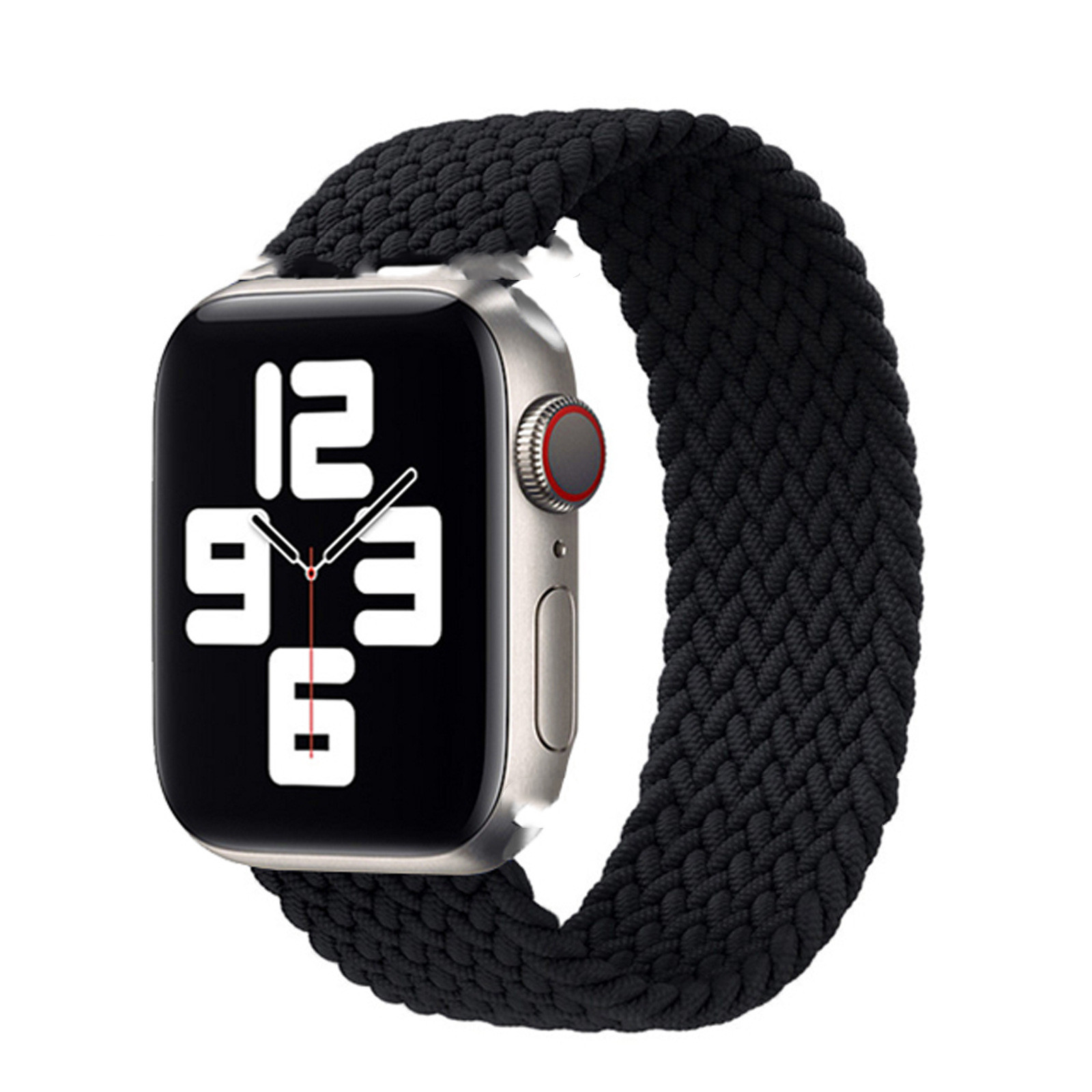 Woven Integrated Silicone Elastic Watch Strap