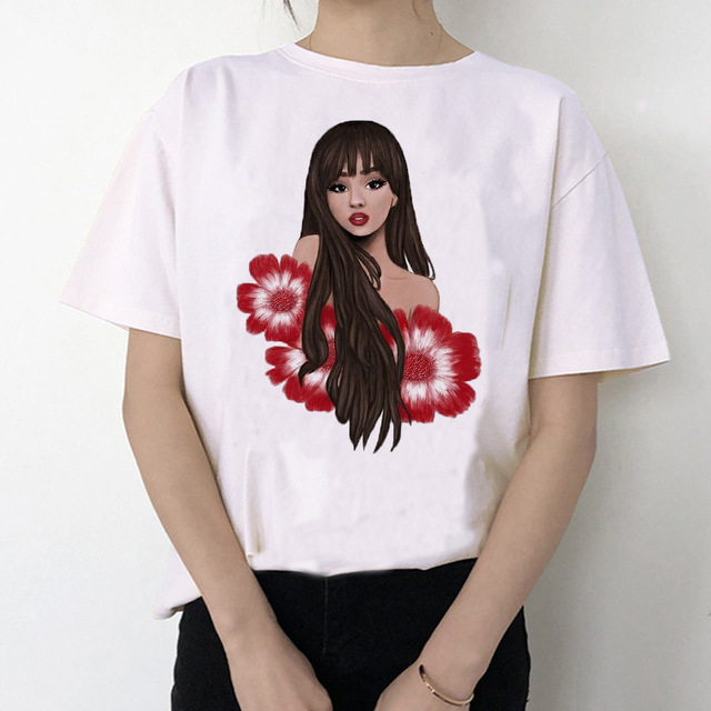 Title 5, American Female Singer Print Short Sleeve