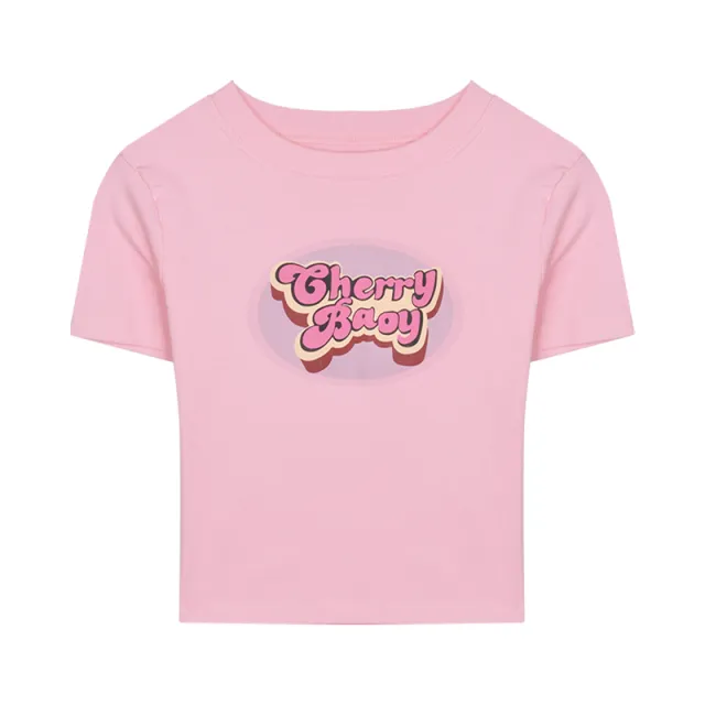 Cute And Sweet Letter Printed T Shirt Women Summer Pink - Shop at LoveMi