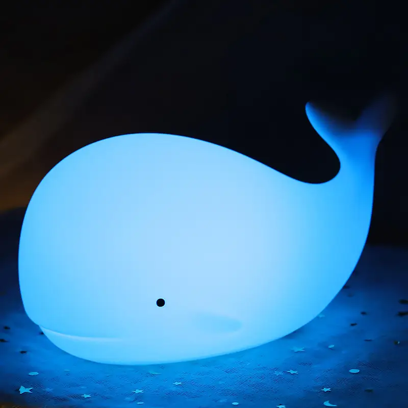 Dolphin Changing Color Colorful Atmosphere Night Light