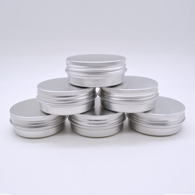 Aluminum Box Round Cosmetic Hair Wax Hair Mud Tea Caddy