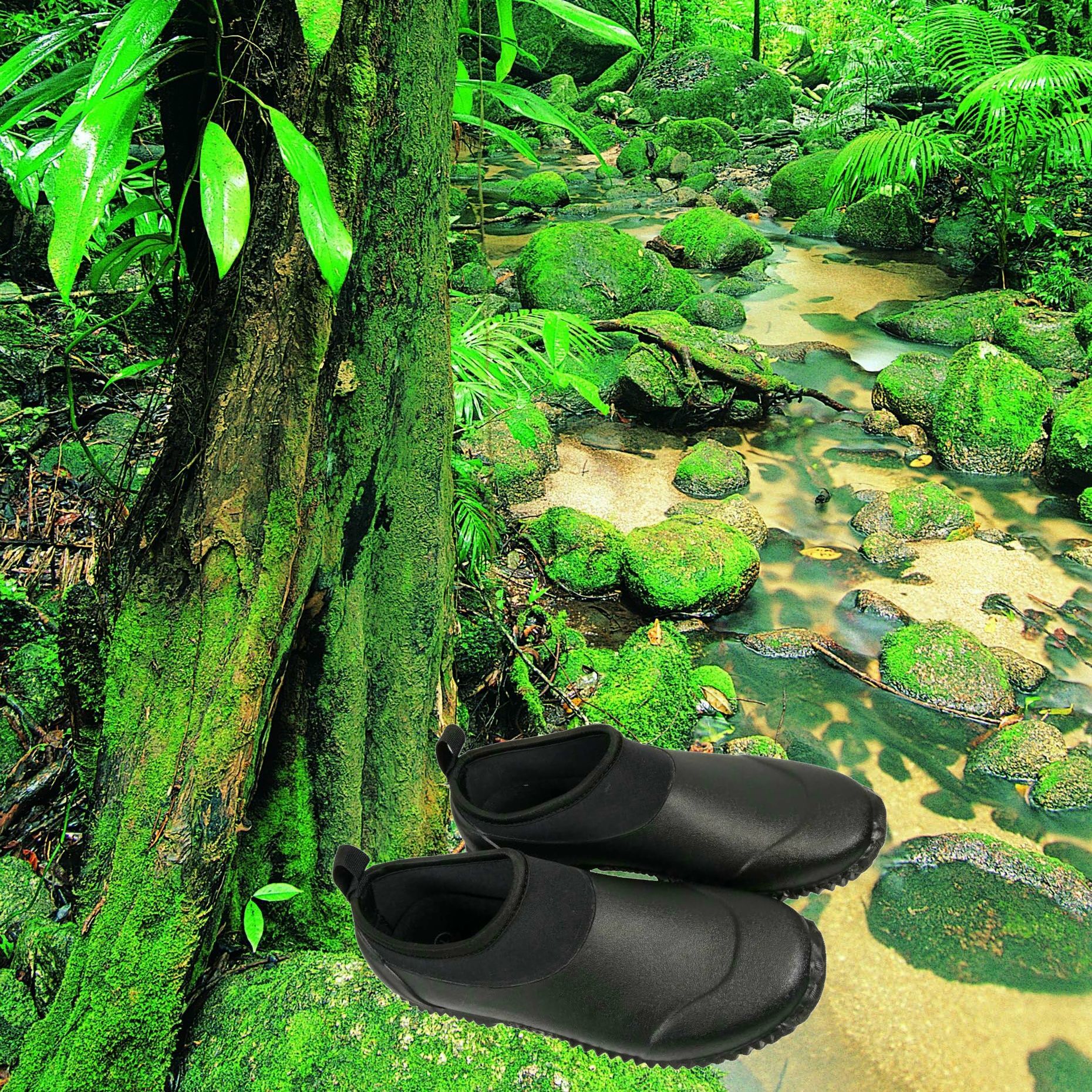 Title 6, Bottes de pluie basses pour hommes en caoutchou...