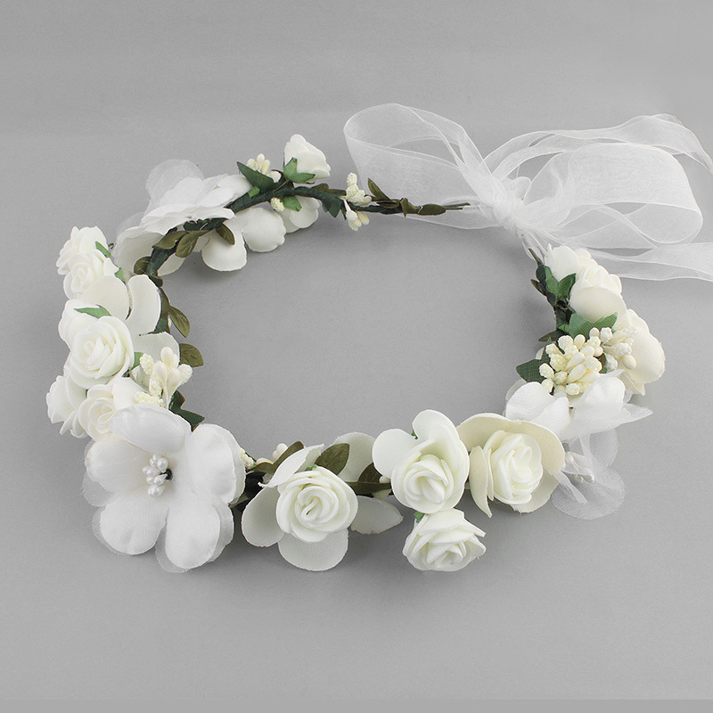 Title 1, Lace Flower Headband Headband Three Colors Opti...