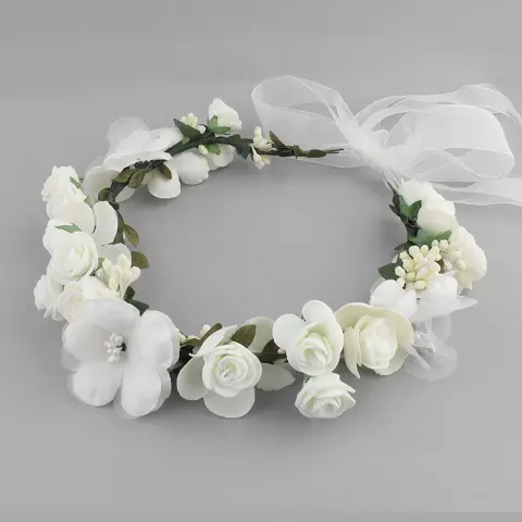 Lace Flower Headband Three Colors Optional Beach