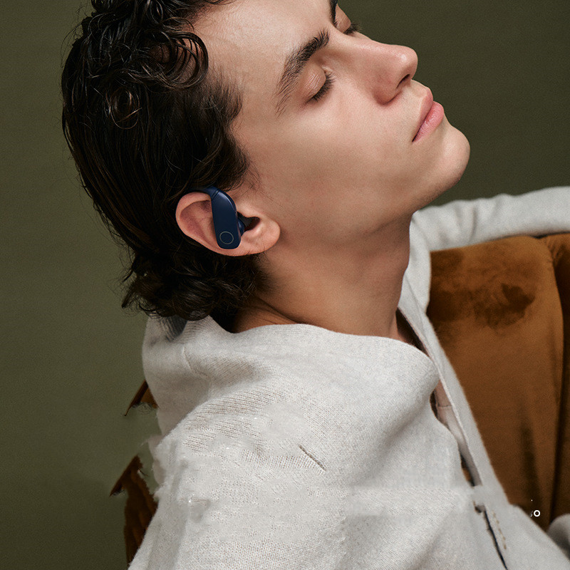 Digital Display Binaural Semi-In-Ear Noise Reduction Bluetooth Headset - Image 6