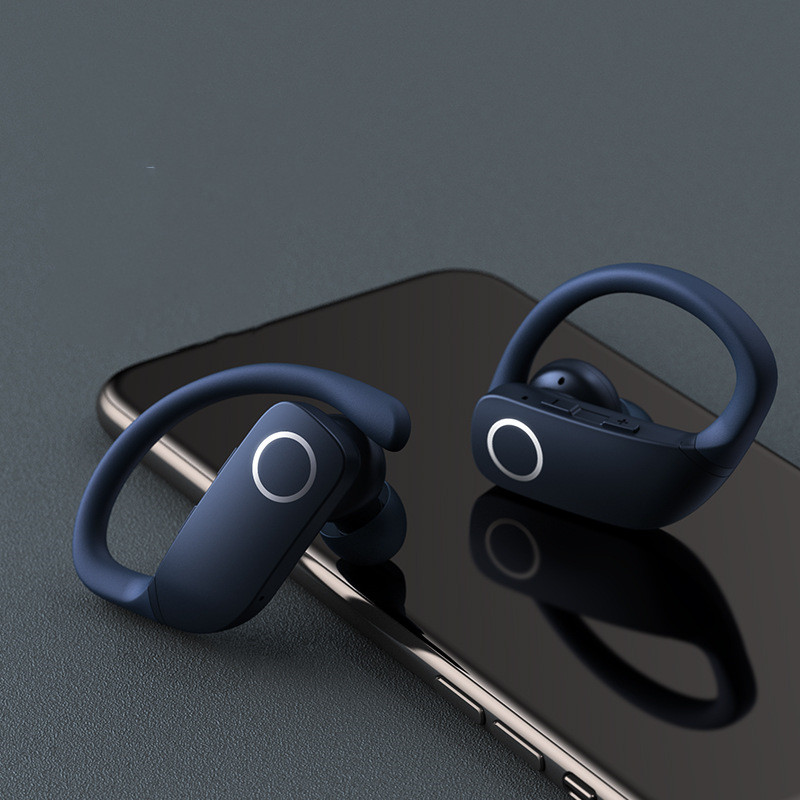 Digital Display Binaural Semi-In-Ear Noise Reduction Bluetooth Headset - Image 2