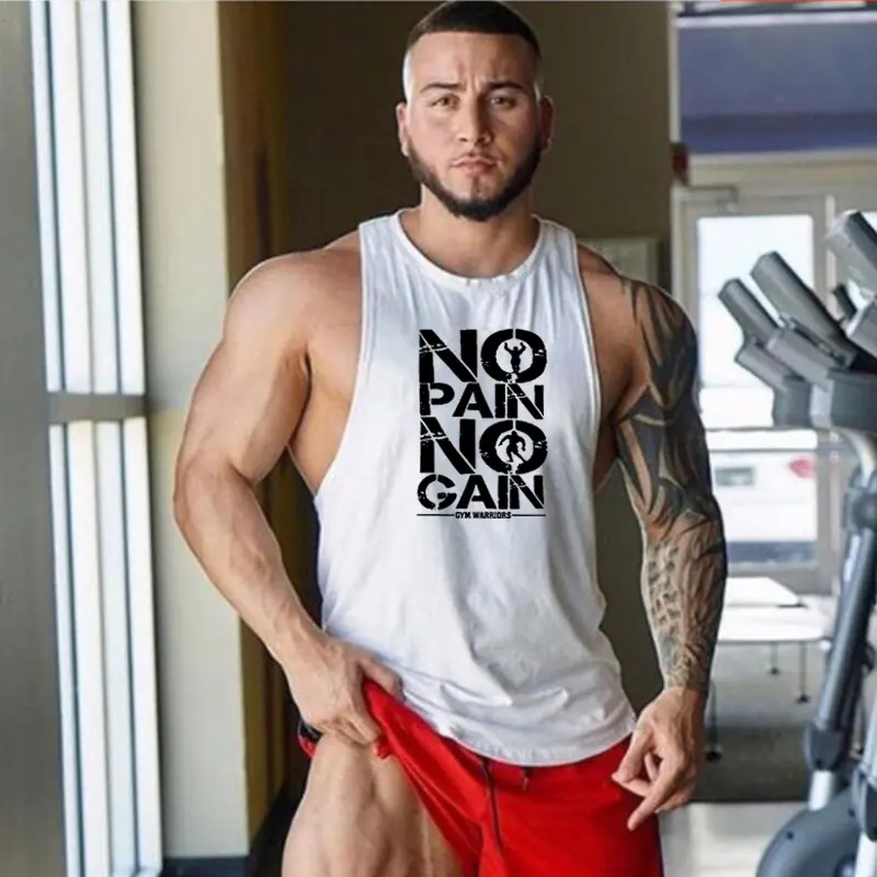 Bodybuilding Clothing Gym Small Round Neck Sports Training Men's