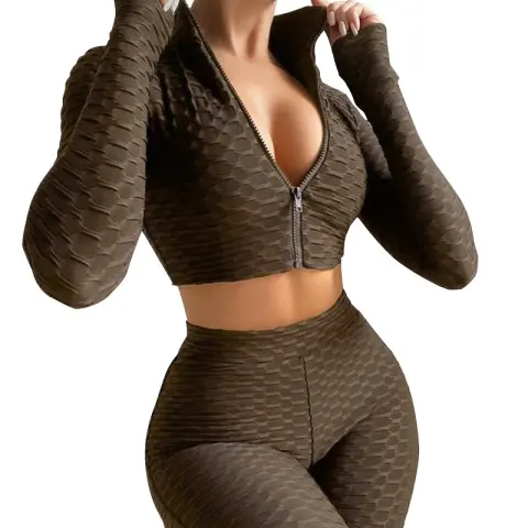 2 Pieces Women Yoga Set Workout Clothes Summer Famel