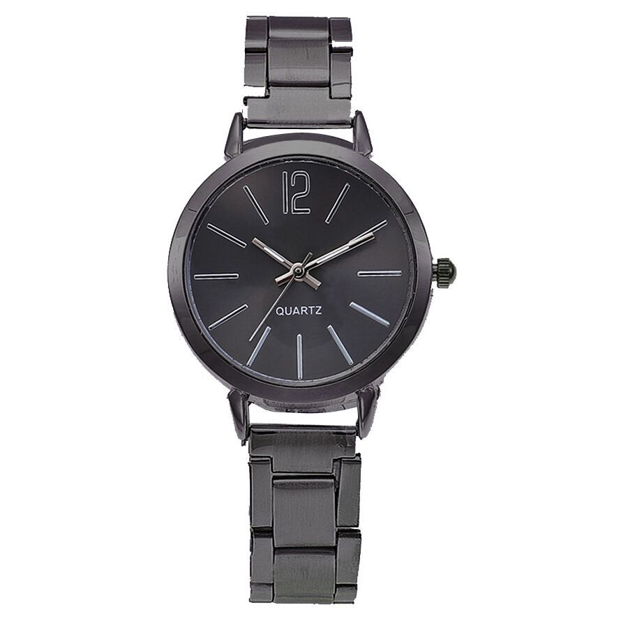 Alloy Mesh Belt Female Watch Learning Simple Steel Belt Sports Quartz Watch