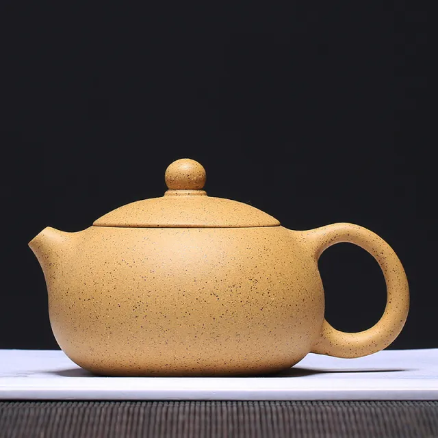 Classic Zisha Xishi Teapot Raw Mine Mei 188 Spherical Hole Filter Handmade Tea Set Customization - Shop at LoveMi