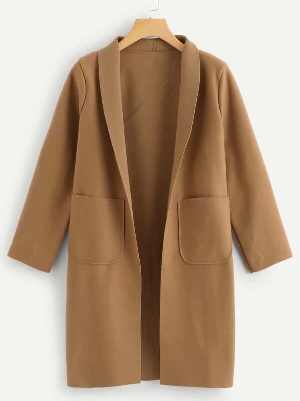 European And American New Product Solid Color Woolen Fashion Jacket