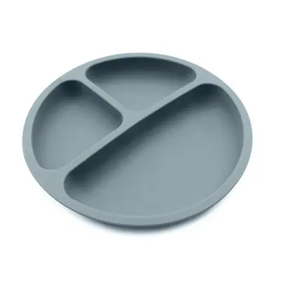 Silicone Baby Anti-drop Non-slip Dinner Plate Food Compartment