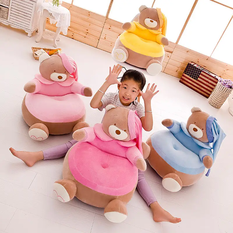 Children's Plush Cartoon Lazy Sofa