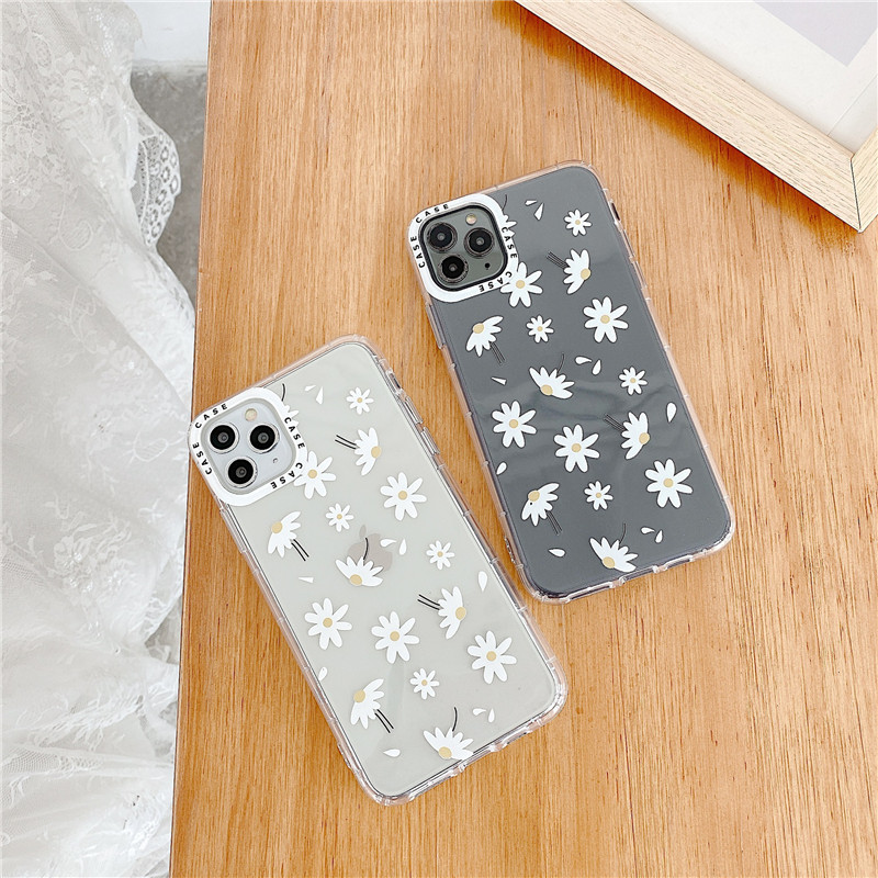 Ya Chrysanthemum Anti-drop Transparent Mobile Phone Case