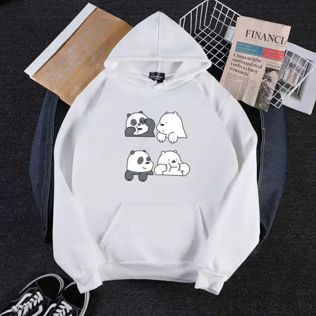 New Hooded Sweater Women's Wild Slim Loose Top White - Shop at LoveMi