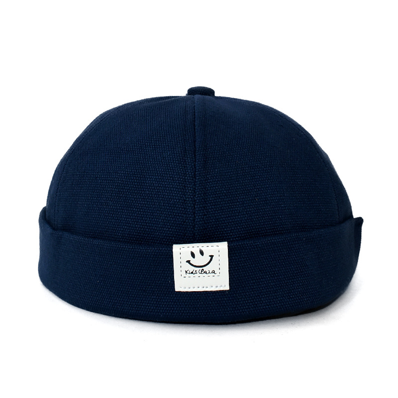 Men's Tide Brand Melon Leather Hat Japanese Smiley Landlord Hat