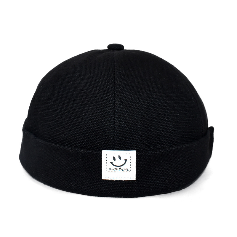 Men's Tide Brand Melon Leather Hat Japanese Smiley Landlord Hat