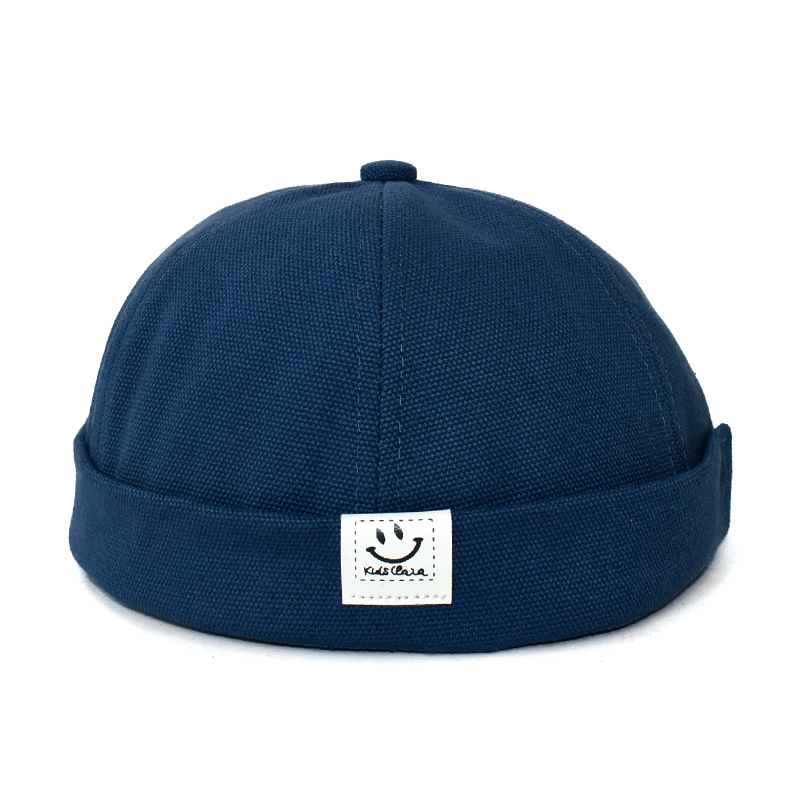 Men's Tide Brand Melon Leather Hat Japanese Smiley Landlord Hat