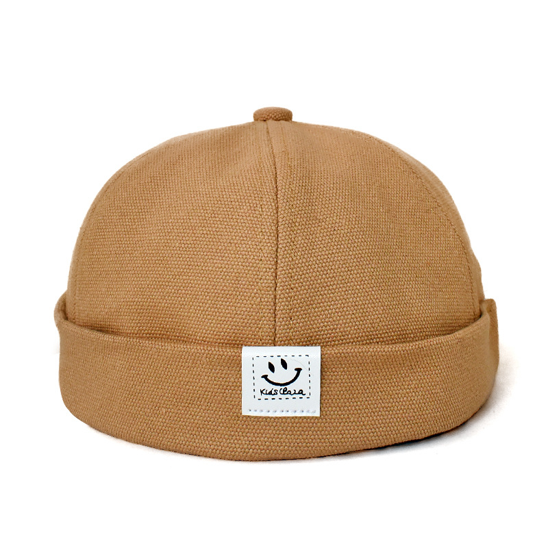 Men's Tide Brand Melon Leather Hat Japanese Smiley Landlord Hat