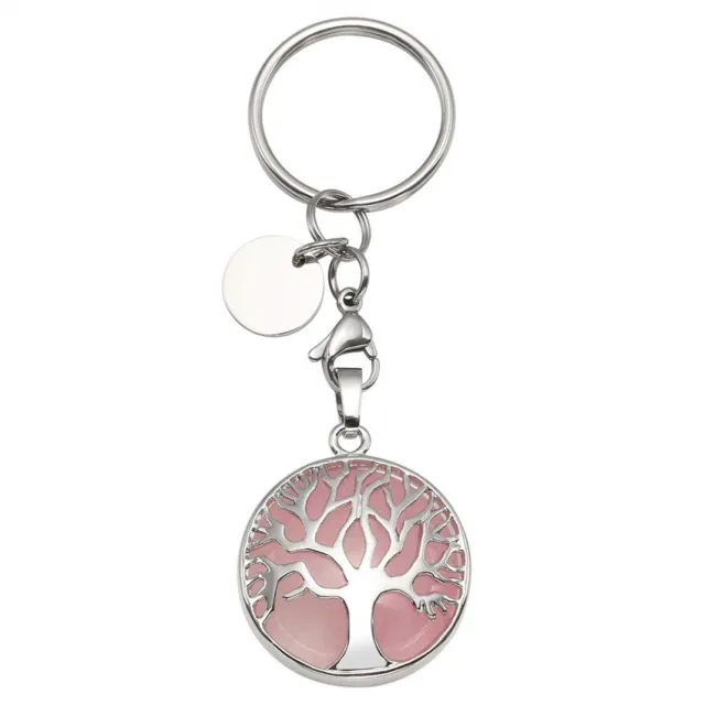 Round Hollow Tree Of Life Pendant Pink - Shop at LoveMi