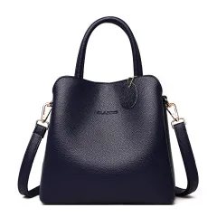 Luxury Handbags Women Bags Designer Leather Handbags Casual Tote Bag Ladies Shoulder Messenger Bags Sac A Main - Blue - View 1
