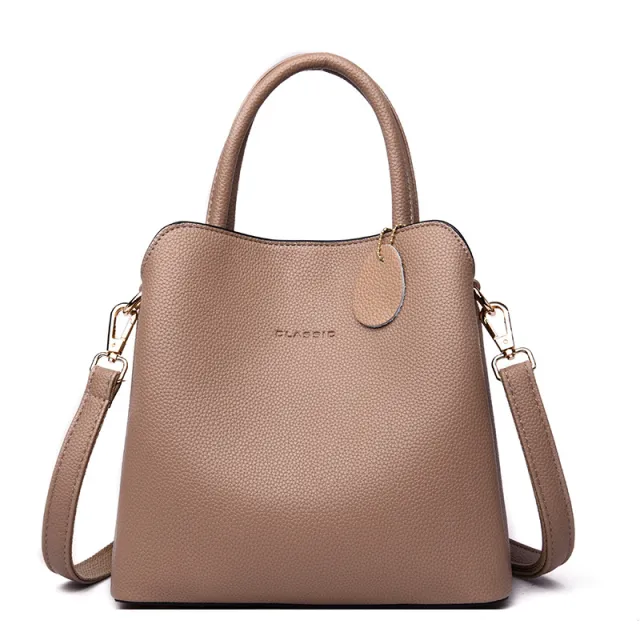 Luxury Handbags Women Bags Designer Leather Handbags Casual Tote Bag Ladies Shoulder Messenger Bags Sac A Main Khaki - Shop at LoveMi