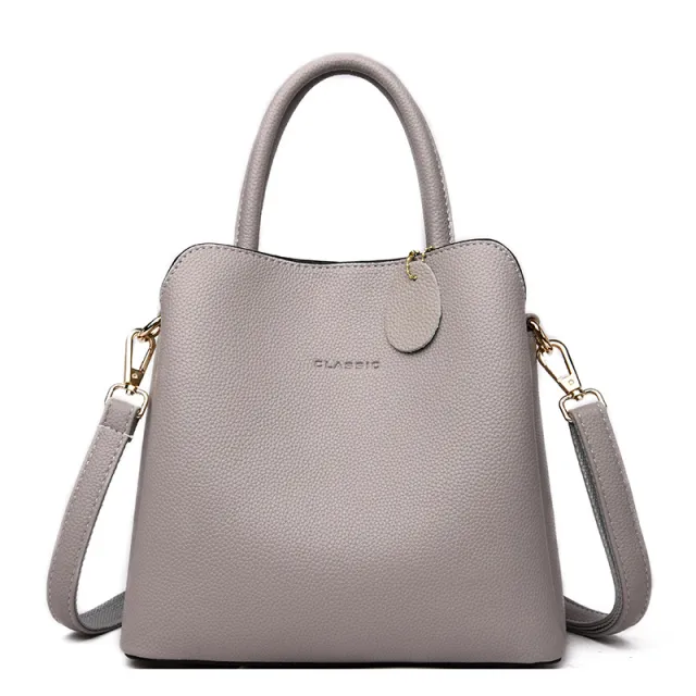 Luxury Handbags Women Bags Designer Leather Handbags Casual Tote Bag Ladies Shoulder Messenger Bags Sac A Main Grey - Shop at LoveMi
