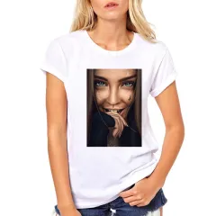 FIXSYS Women T Shirt Print Tee Shirt O-Neck Tops Tees Summe - View 1