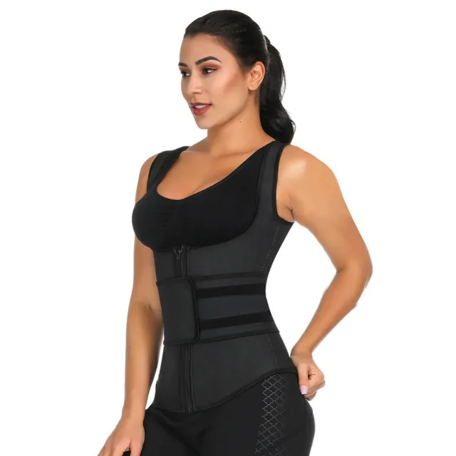 Womens Latex Underbust Training Cincher Protection Body Shaper Shapewear Workout Waist Trainer Corset Black - Shop at LoveMi