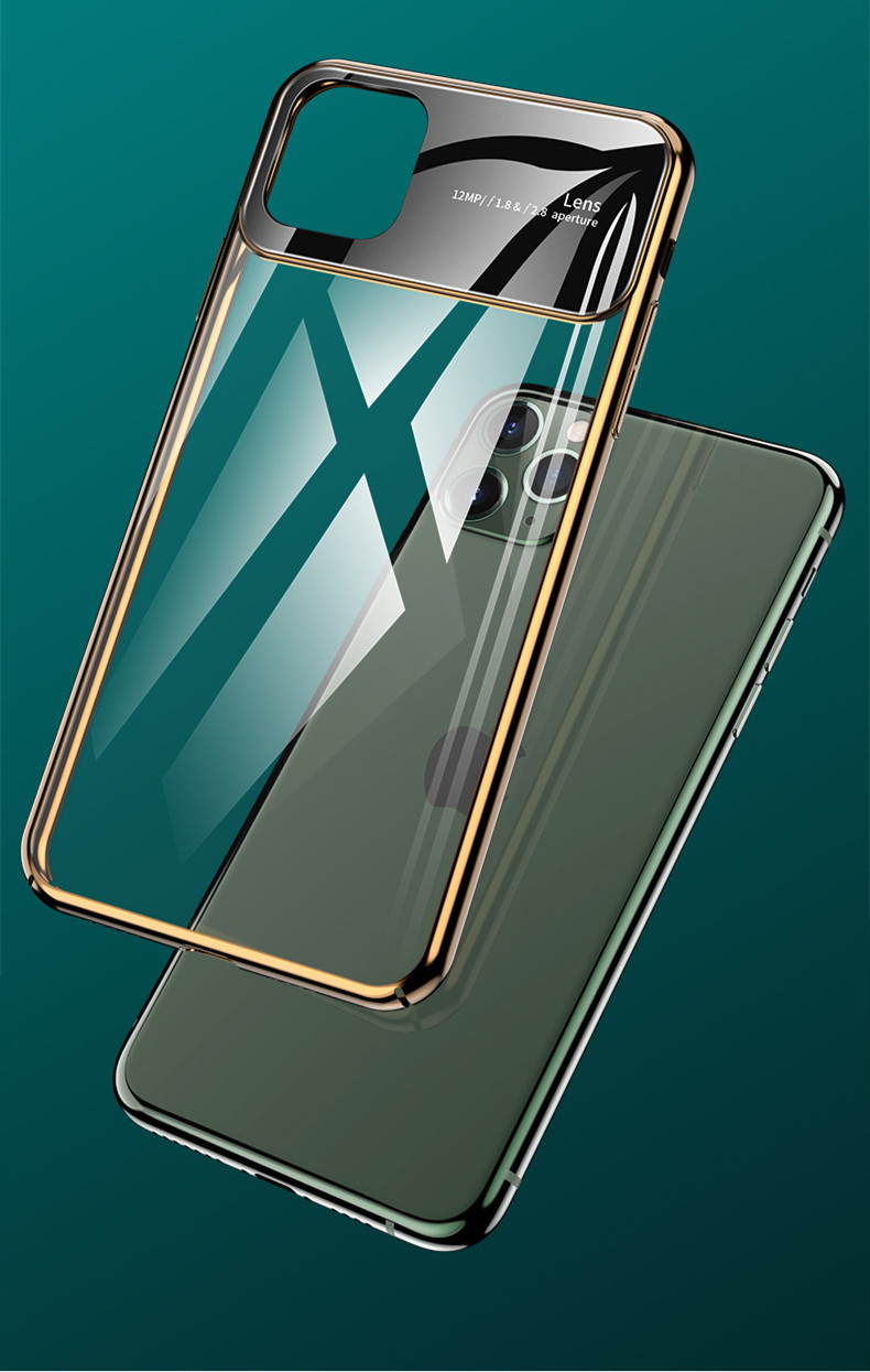 Mobile Phone Case Creative Electroplating Pc Glass Mobile Phone Case