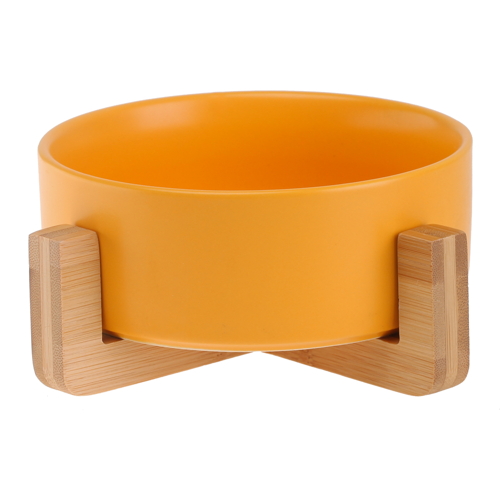 Apricot bowl wooden frame