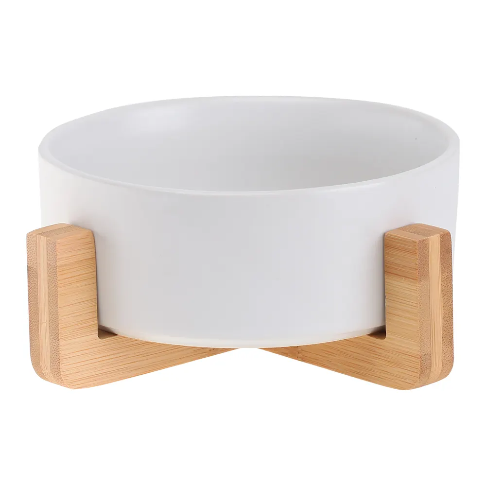 Cat Bowl Double Ceramic Dog Food Pet