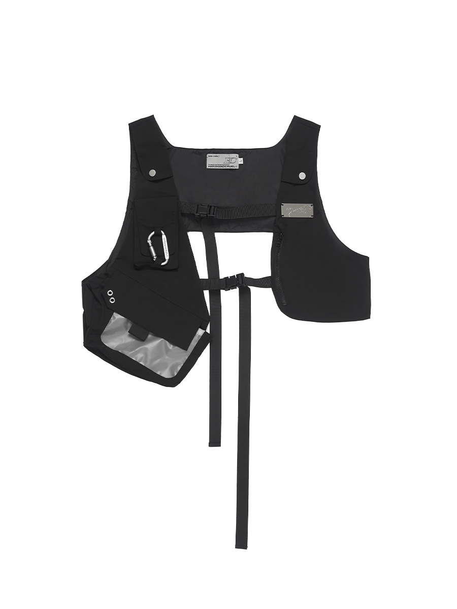 Title 1, Functional carabiner vest with translucent matt...