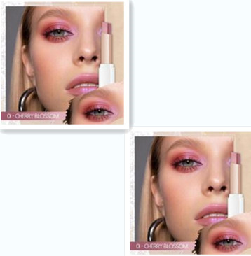 Makeup Gradient Two tone Eyeshadow Stick Peach2Pcs - Shop at LoveMi