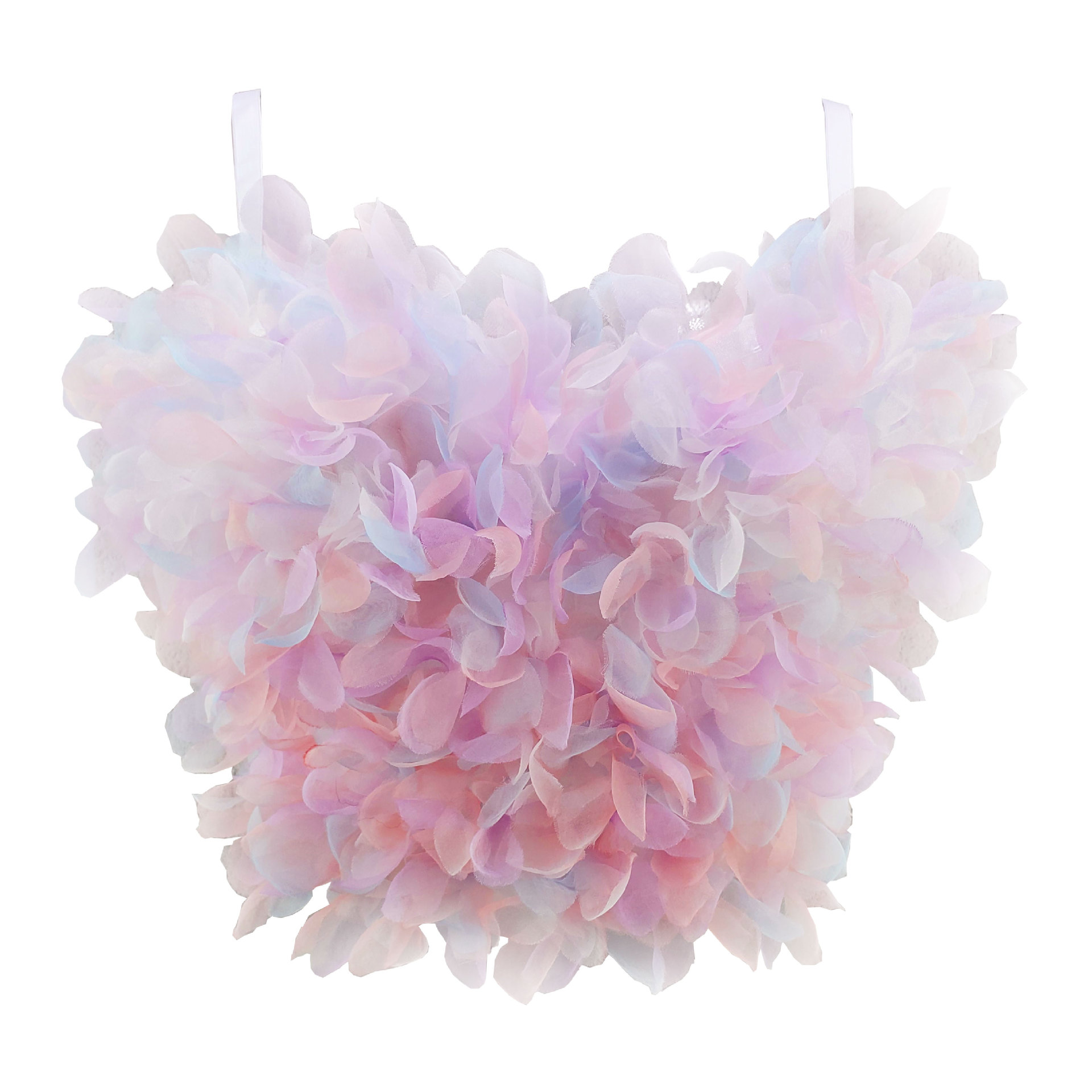 Short Underwire Herringbone Top