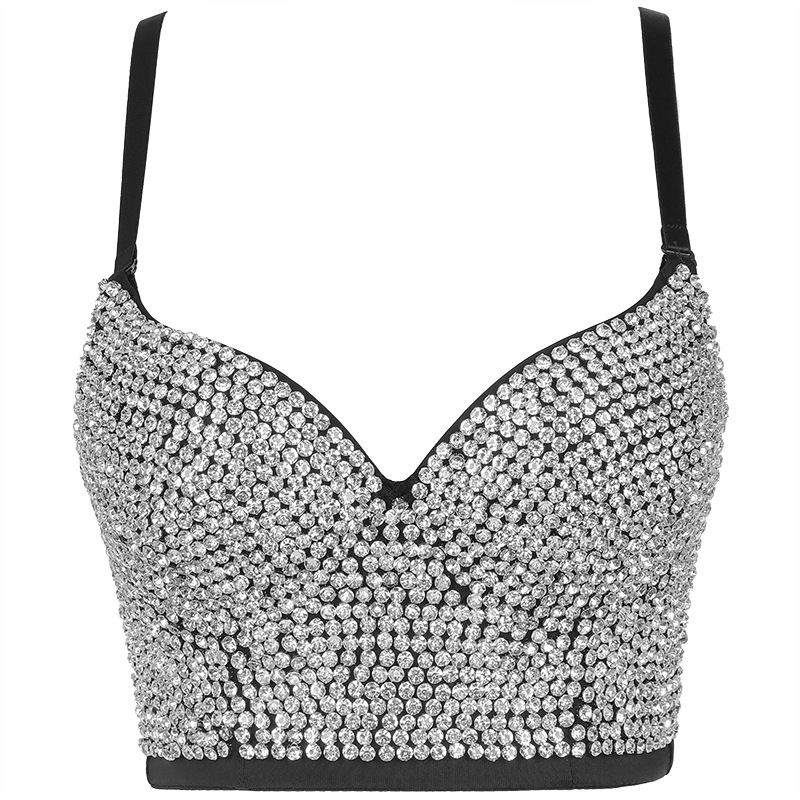 Title 6, Modische Damen-Camisole und BH mit Perlen. Biet...