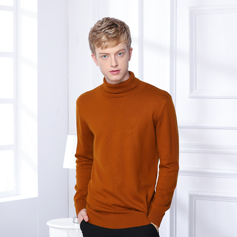 Cashmere Sweater Men's Solid Color Sweater