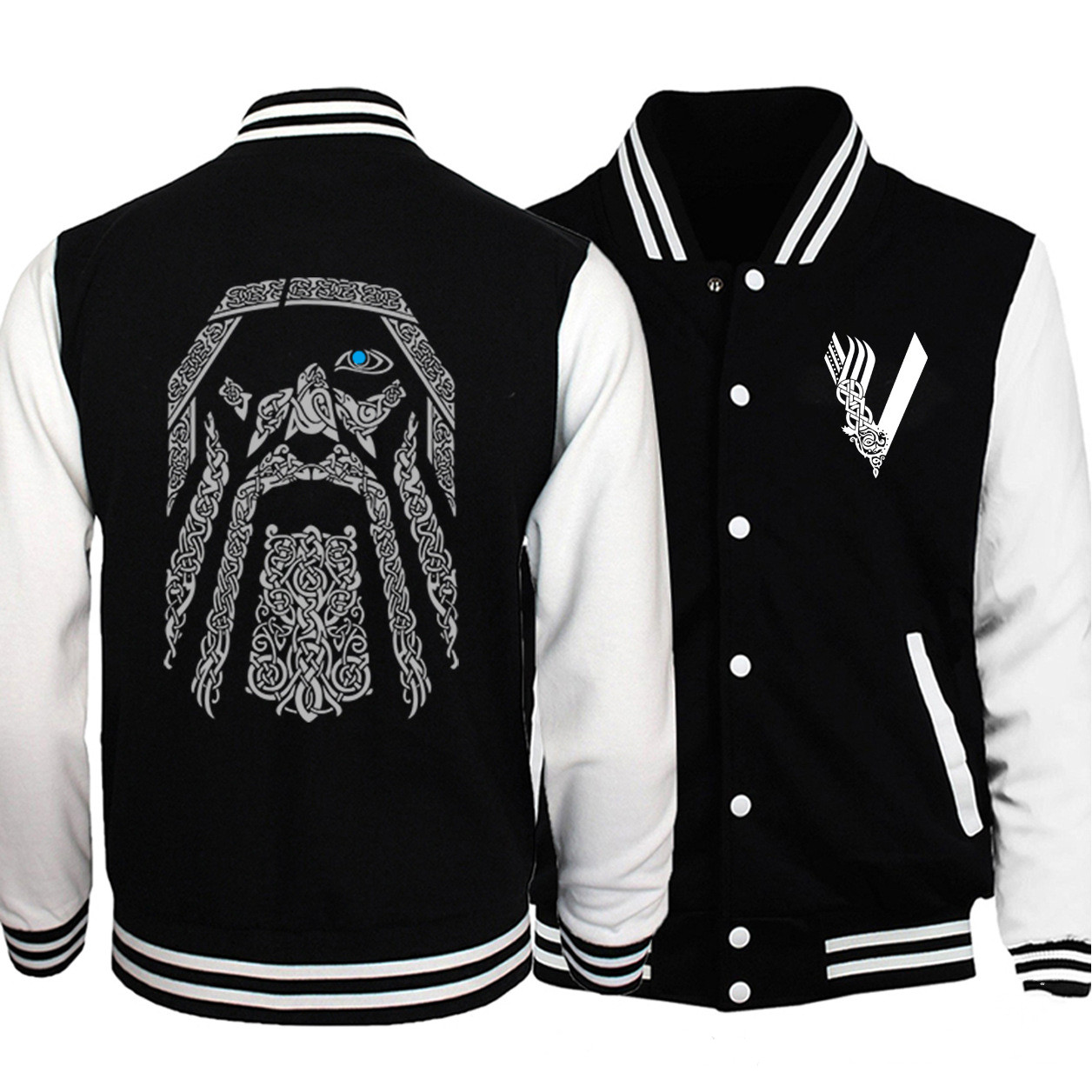 Title 6, Viking Legend Odin Cardigan Maillot de Baseball