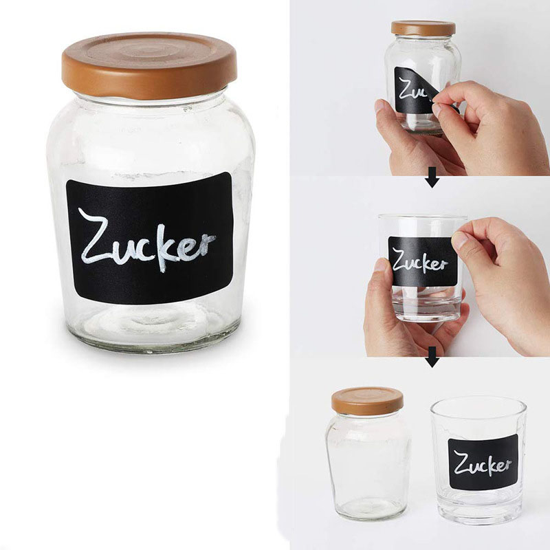 Handwritten Black Self-Adhesive Classification Storage Reminder Label