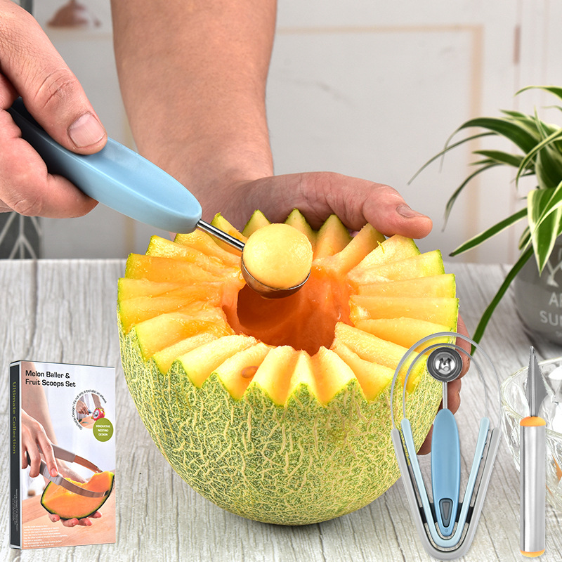 Three-in-one Fruit Ball Digger Fruit Divider