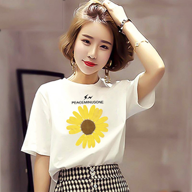 Women's Summer Short Sleeve T-Shirt For Korean Girls