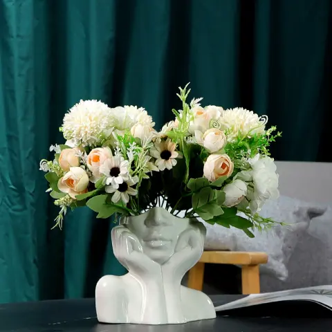 Nordic Ceramic Simulation Human Body Art Vase Sculpture Decoration