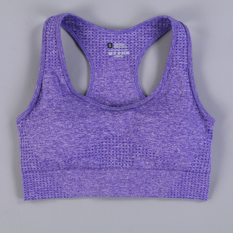 Title 3, Dot Yoga Vest Seamless Jacquard Fitness Sports ...