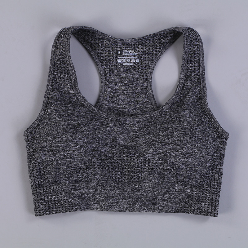 Title 8, Dot Yoga Vest Seamless Jacquard Fitness Sports ...