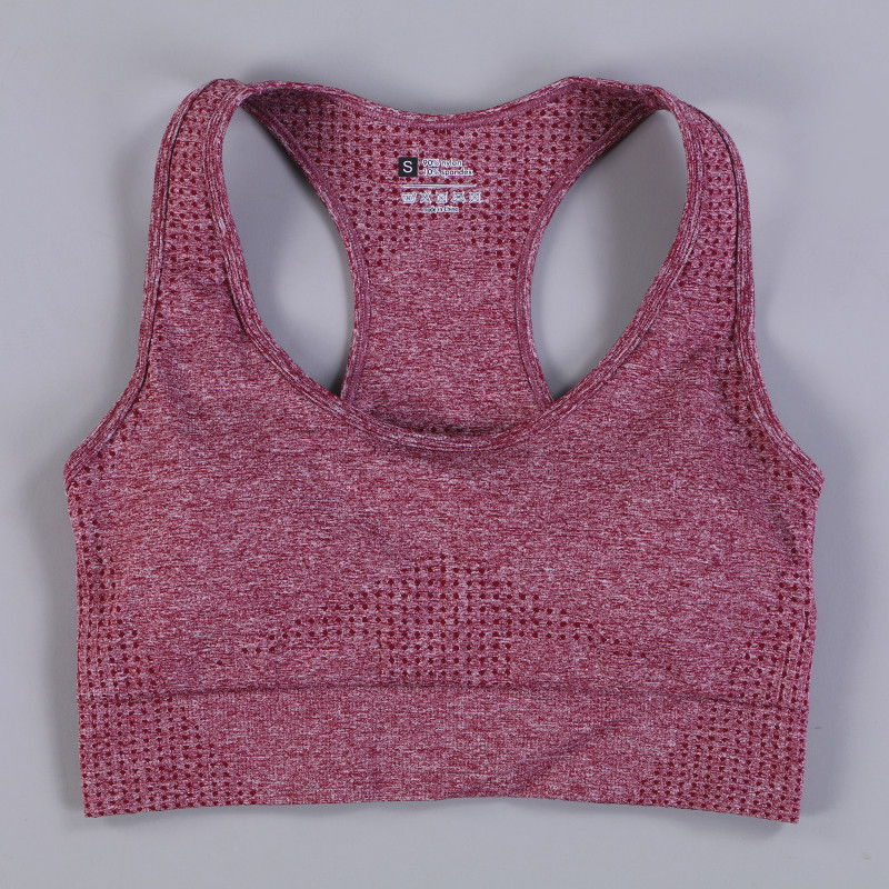 Title 11, Dot Yoga Vest Seamless Jacquard Fitness Sports ...