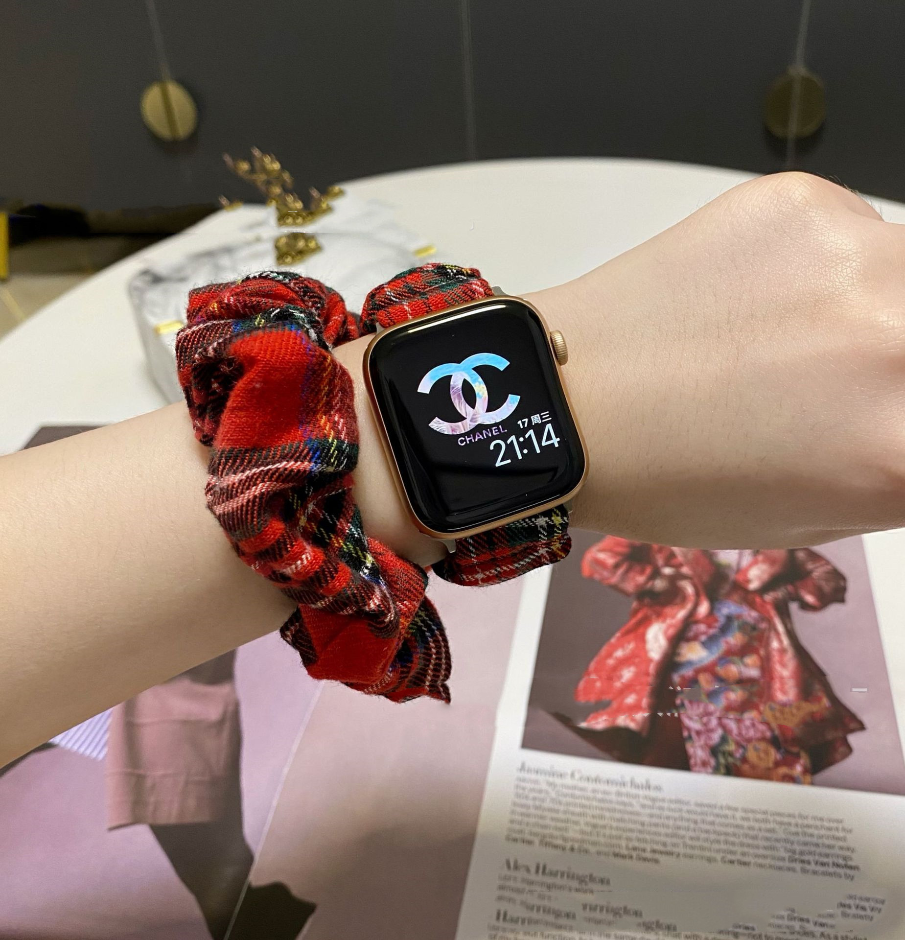 Large Intestine Ring Strap Se Simple Fabric Hair Ring