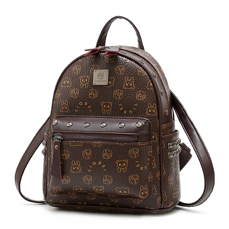 Korean Style College Style Women'S Backpack Coffee - Shop at LoveMi