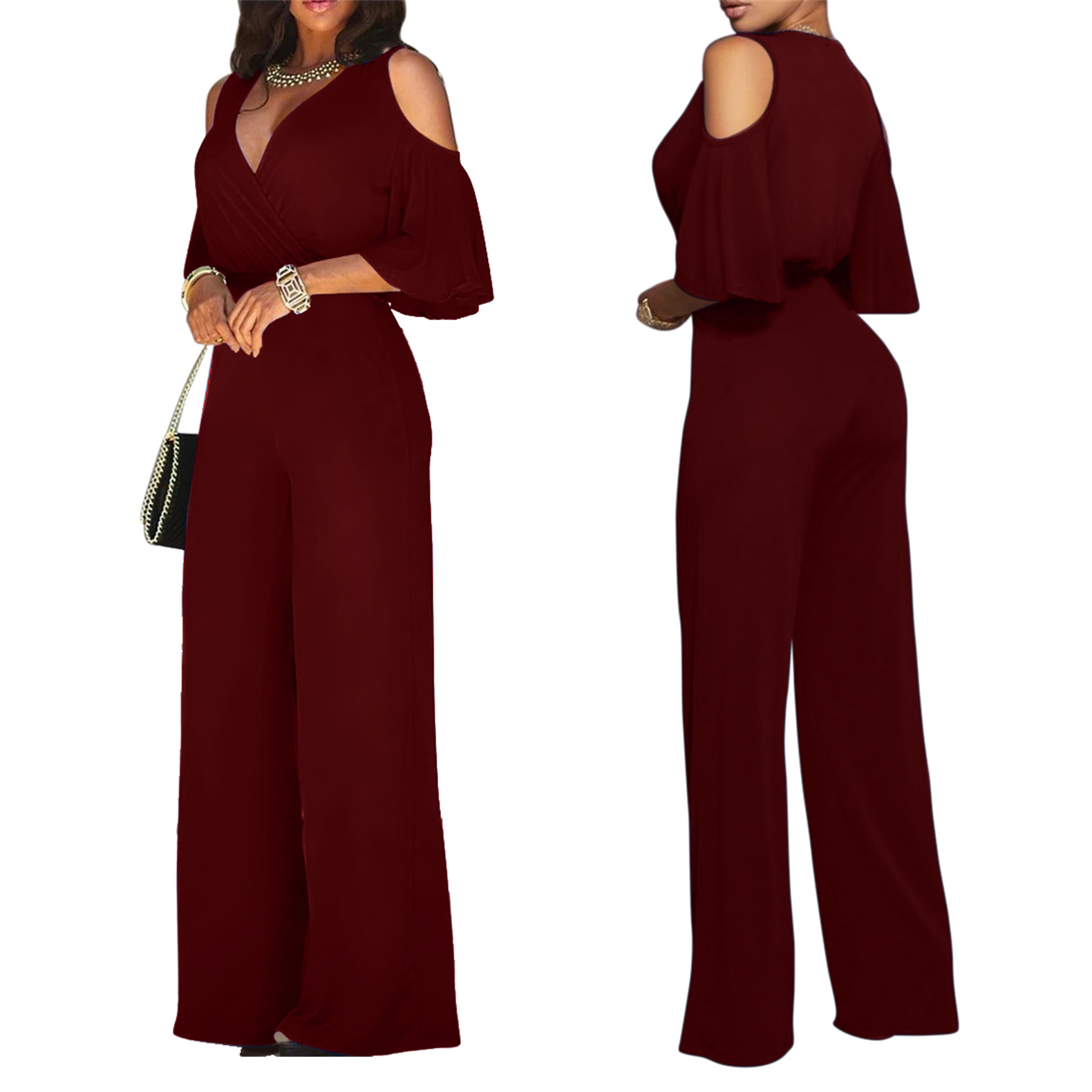 Title 6, Sexy Fashion Loose Wide-Leg Jumpsuit