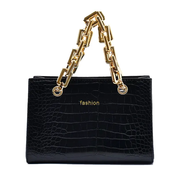 Net red small bag new trend fashion single shoulder women's bag chain messenger bag women's versatile handbag Black - Shop at LoveMi